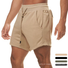 Mens shorts de ginástica conforto o sorto de suor de corredor performance executando shorts de treinamento masculino com bolso